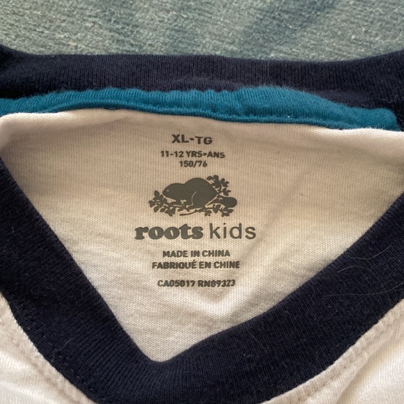 Roots Canada big boys 2 shirts T-Shirt and Long sleeve kids XL - Picture 4 of 4